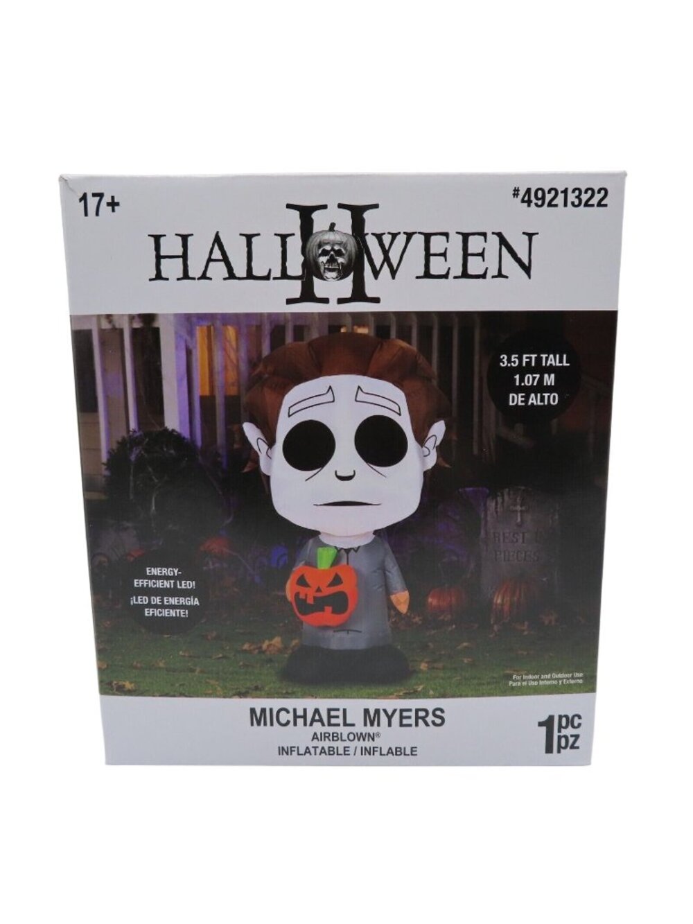Gemmy Michael Myers Halloween 3.5 Feet Tall LED Lighted Inflatable 2022 NEW NIB